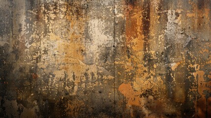 A worn-out wall with flaking paint, great for backgrounds or vintage-themed designs