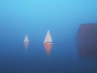 sailboat on the sea