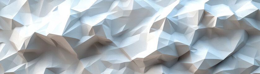 Wall Mural - abstract geometric pattern with light and shadow play on a textured surface. modern art with white a