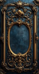 Canvas Print - Ornate Gold Frame.