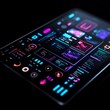 © Design Concept No.1 - AI-enhanced UI creation platforms, holographic screen editors, modern tech elements