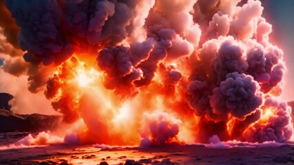 Poster - Volcanic Eruption