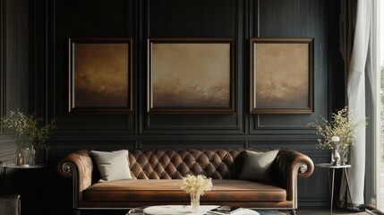 Canvas Print - Luxury Living Room.