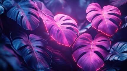 Sticker - Tropical Leaf Glow