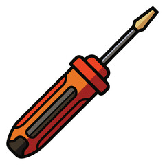 Screwdriver vector art 