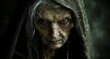 © killykoon - witch, wicked old lady, spooky and haunted.