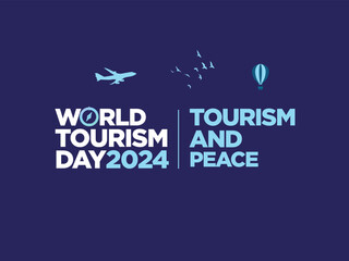 Wall Mural - World Tourism Day concept vector illustration. Travel concept illustration.