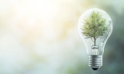 Aufkleber - Earth Day concept of renewable energy Hands work to protect forests that grow on the ground and help save the environment.
