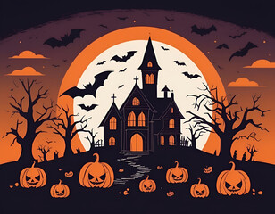 halloween background with pumpkin, halloween background with pumpkins, halloween background with pumpkin and bats