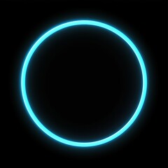 Fototapete - The abstract technology hud interface is topped with holograms, neon lights, and a circle of percent vitality innovation. Stock image.