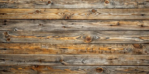 Weathered grey wooden planks with faded brown varnish, aged rustic backdrop texture for design projects