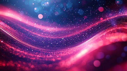 Poster - A striking abstract light streak evokes the feeling of speed and energy