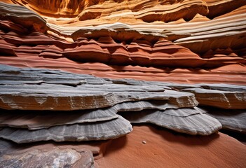 captivating close showcasing intricate textures patterns found natural rock formations, surface, geological, stone, mineral, color, design, structure