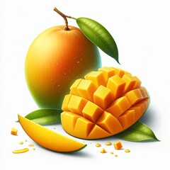 Sticker - ripe mango