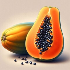 Sticker - papaya