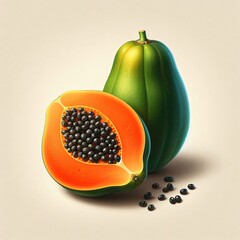 Wall Mural - papaya