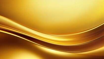 Abstract gold waves design