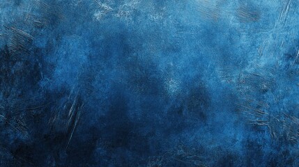 Wall Mural - A solid blue textured background with subtle surface variations, adding depth and interest to the clean blue tone.