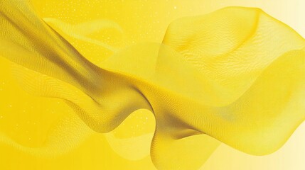 Wall Mural - A yellow abstract background with flowing shapes and patterns, offering a creative and modern visual appeal.