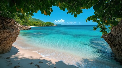 Canvas Print - Tropical Beach Paradise