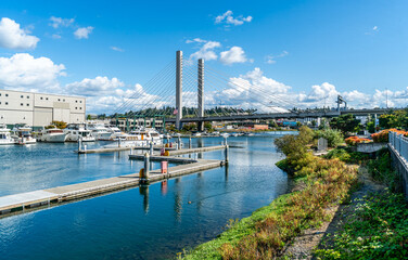 Wall Mural - Tacoma Suspension Bridge 2