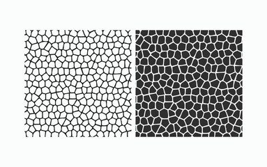 mosaic texture. Vector seamless stone pattern