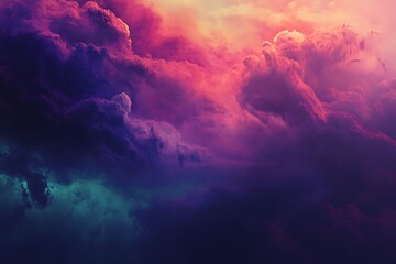 abstract colorful cloudscape background, purple, pink, and blue