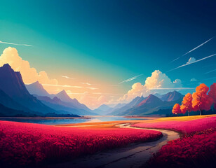 Wall Mural - landscape 