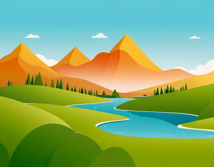 Wall Mural - landscape 