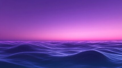 Sticker - Purple Ocean at Sunset