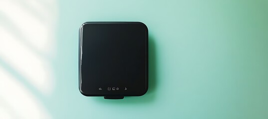 A digital smart scale with a minimalist background
