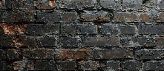 Wall Mural - Old brick wall concept image Wall used as a background. Copy space image. Place for adding text and design