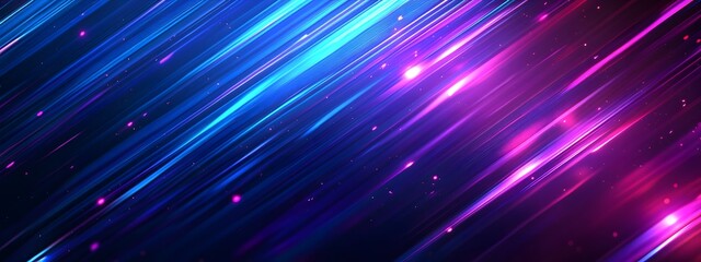 Abstract background with blue and purple lines in the form of strips