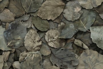 A repeating texture of leafes