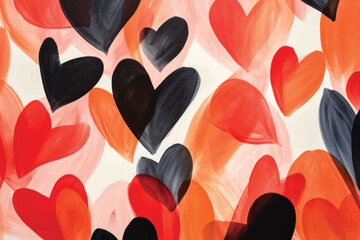 Hearts backgrounds abstract petal