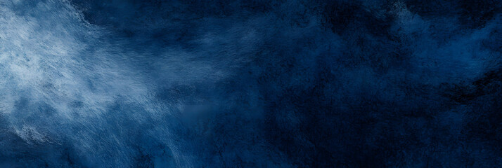 Wall Mural - abstract watercolor paint background dark blue color grunge texture for background, banner