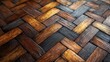 © AbdurRaqeeb - this Detailed wooden parquet texture for use in design and decoration, showcasing natural grain patterns.