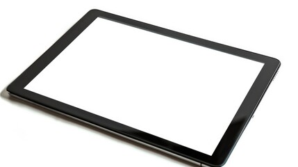 Sticker - A digital device with a white screen sitting on a flat surface