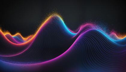 Abstract wave art | Music | Waves | digital