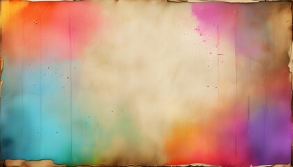 vintage color paint texture on worn paper background