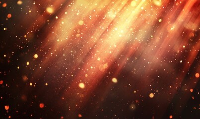 Wall Mural - Abstract Glowing Light Particles Background