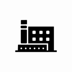 factory industrial icon sign vector