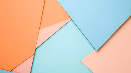 Sticker - Abstract Pastel Background with Diagonal Shapes for Designs and Layouts