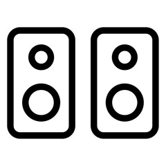 Canvas Print - speaker icon 