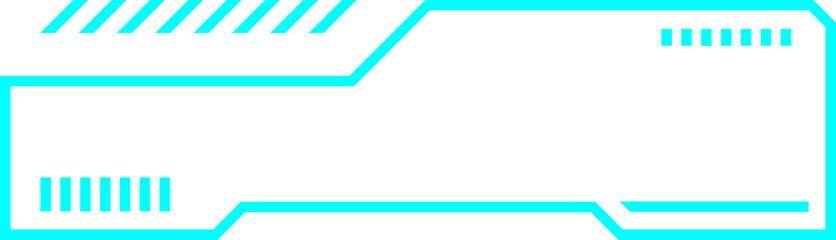 Wall Mural - blue control panel abstract modern technology futuristic interface hud