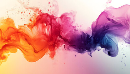 Abstract Art: A splash of bold and pastel colors in abstract forms, creating a visually dynamic and artistic aesthetic