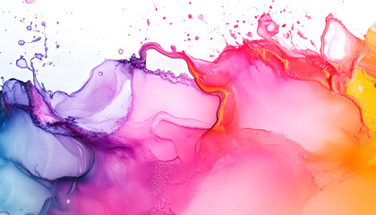 Abstract Art: A splash of bold and pastel colors in abstract forms, creating a visually dynamic and artistic aesthetic