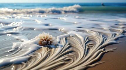 Canvas Print - Ripples in the sand  