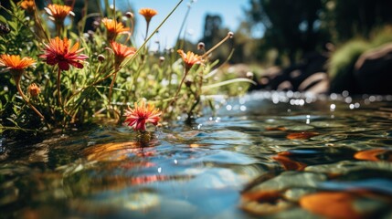 Poster - river water stream  