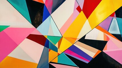 Wall Mural - Abstract Geometric Art